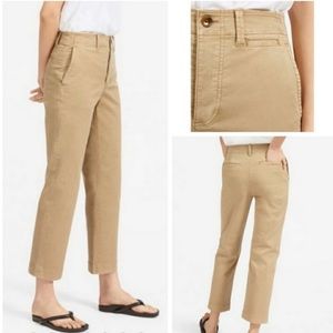 Everlane Relaxed Button closet Chino Ankle Pants